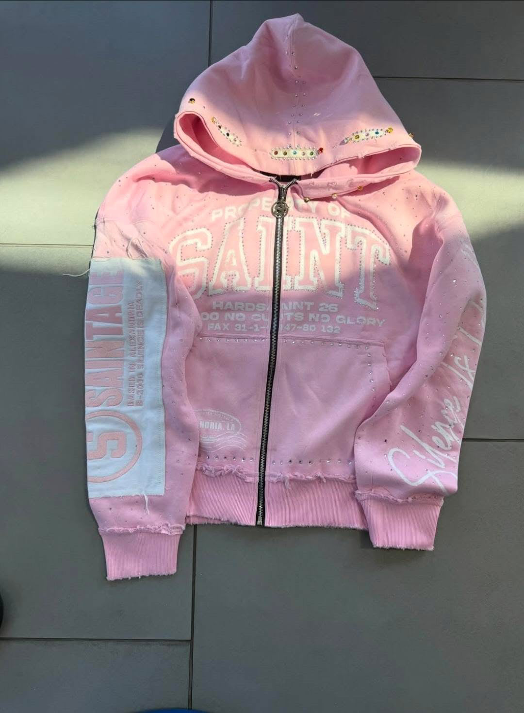 Light Pink POS ZipUp