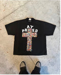 Black Prayed Shirt