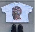 Bottle Cap Headed White Shirt