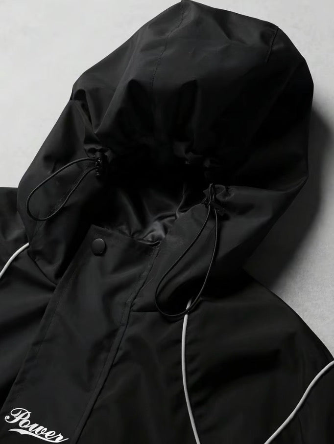 BLACK AND WHITE TRACKSUIT