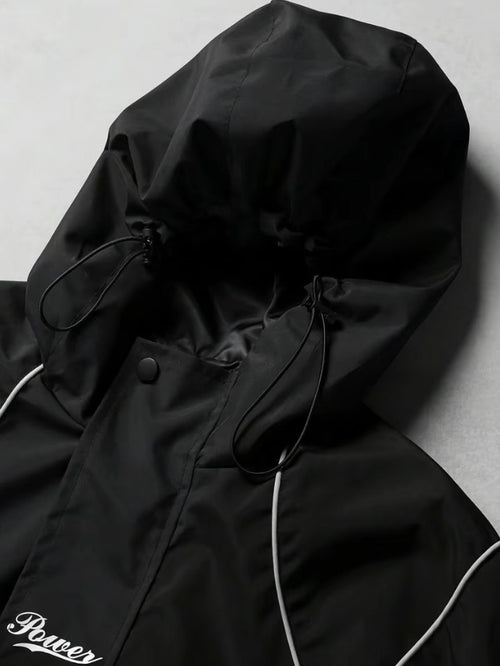 BLACK AND WHITE TRACKSUIT