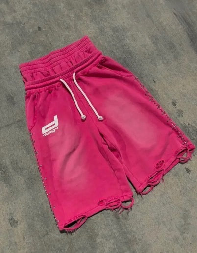 Double Shorted Pink Jorts