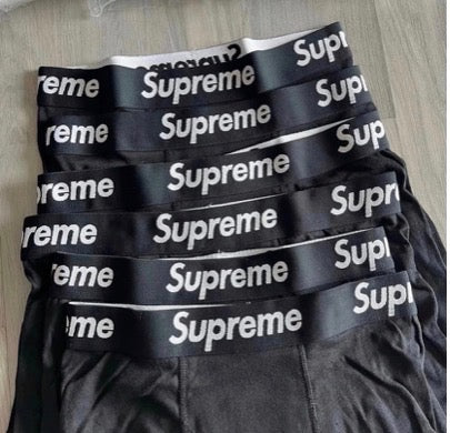 BLACK SUPREME UNDERWEAR