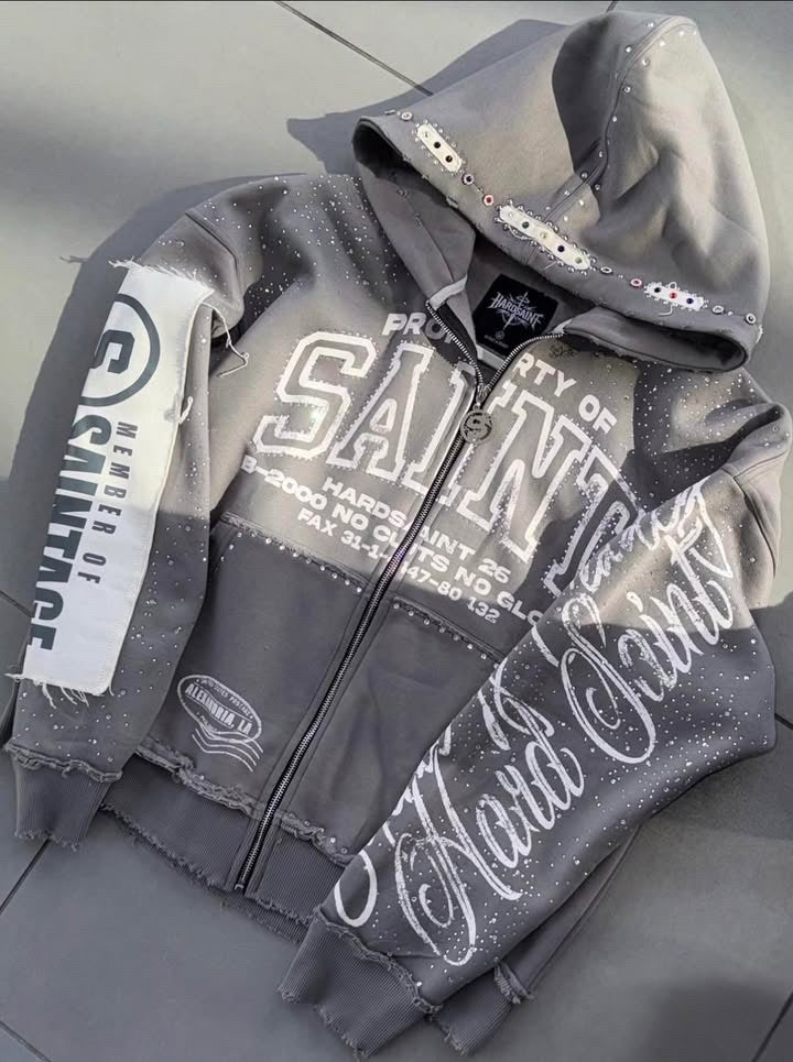 Grey POS ZipUp