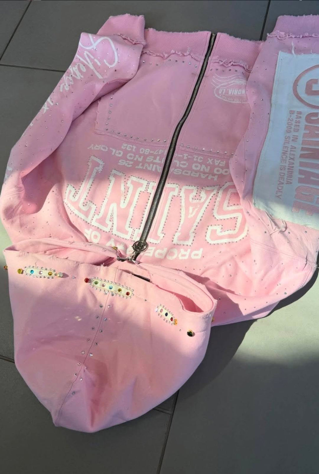 Light Pink POS ZipUp