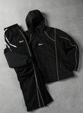 BLACK AND WHITE TRACKSUIT