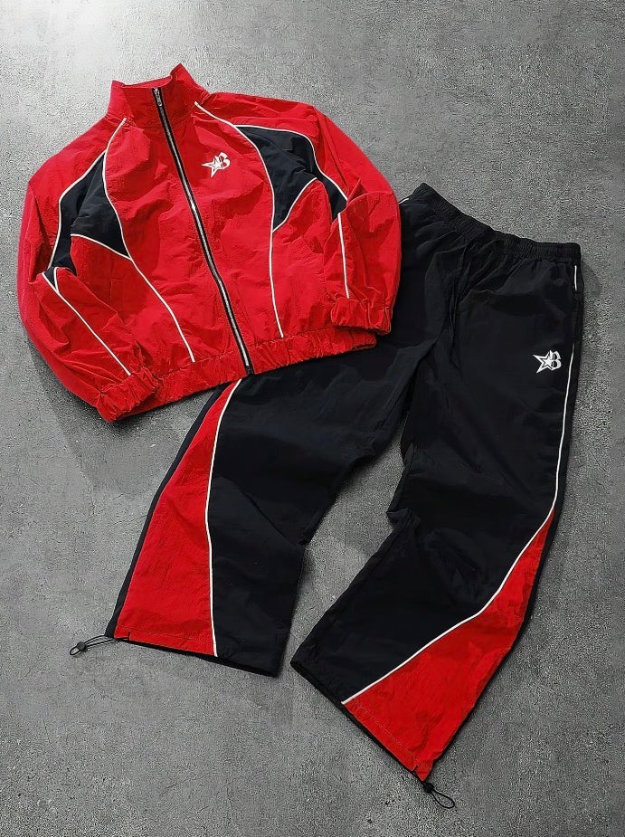 RED&BLACK TRACKSUIT