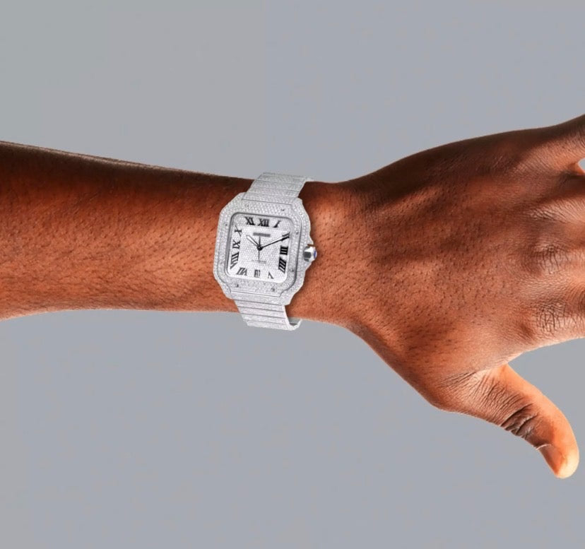 Silver Cartier Watch