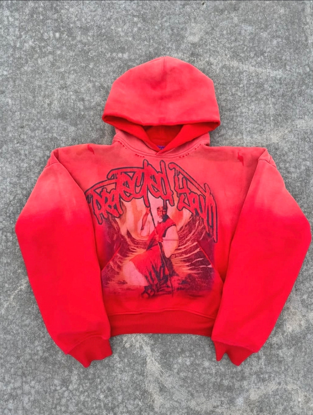 RED AND PINK ZIP UP