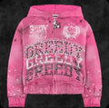 Pink GREEDY Zip Up