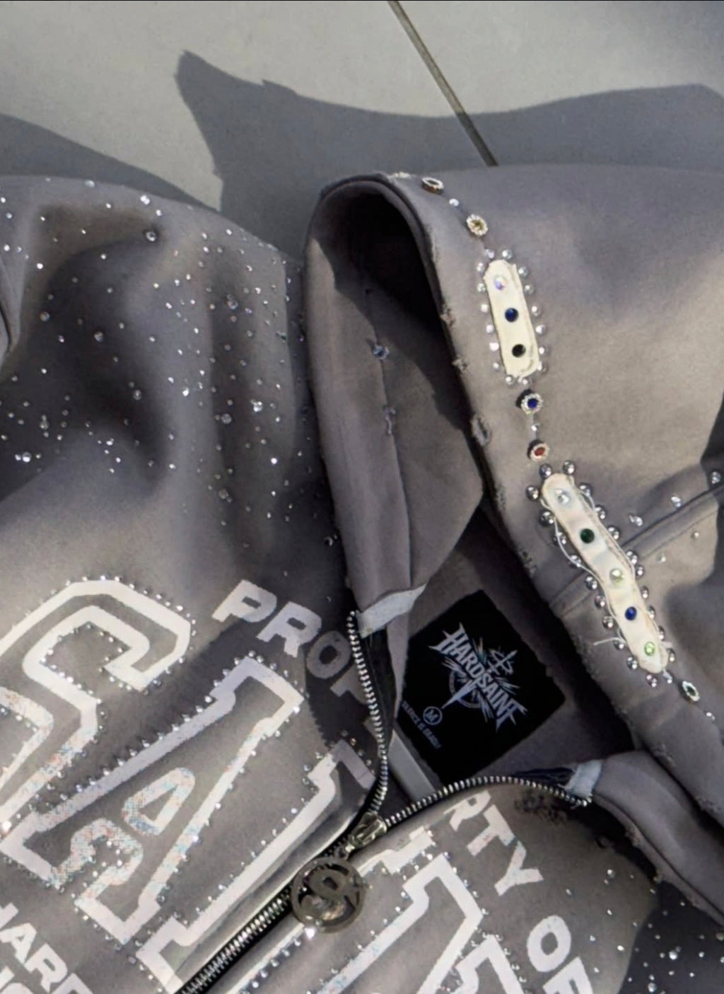 Grey Saints Zip Up