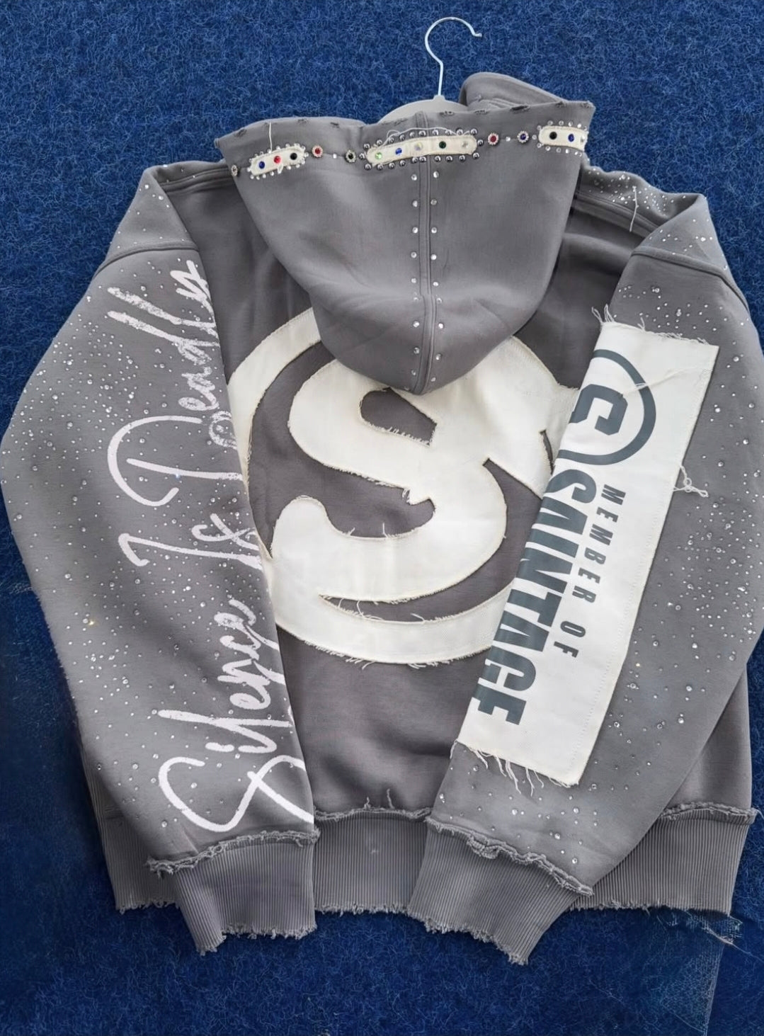 Grey Saints Zip Up