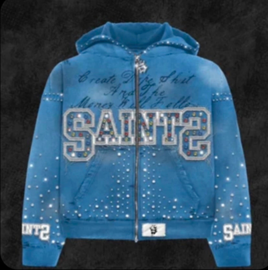 Saint Zip Up